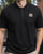 Aquascutum Stretch Piquet Badge Polo Schwarz