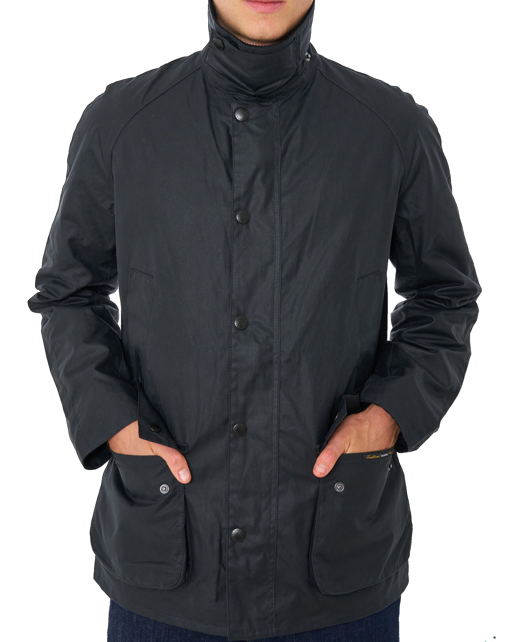 Barbour Ashby Wachsjacke Marineblau