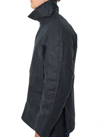 Barbour Ashby Wachsjacke Marineblau