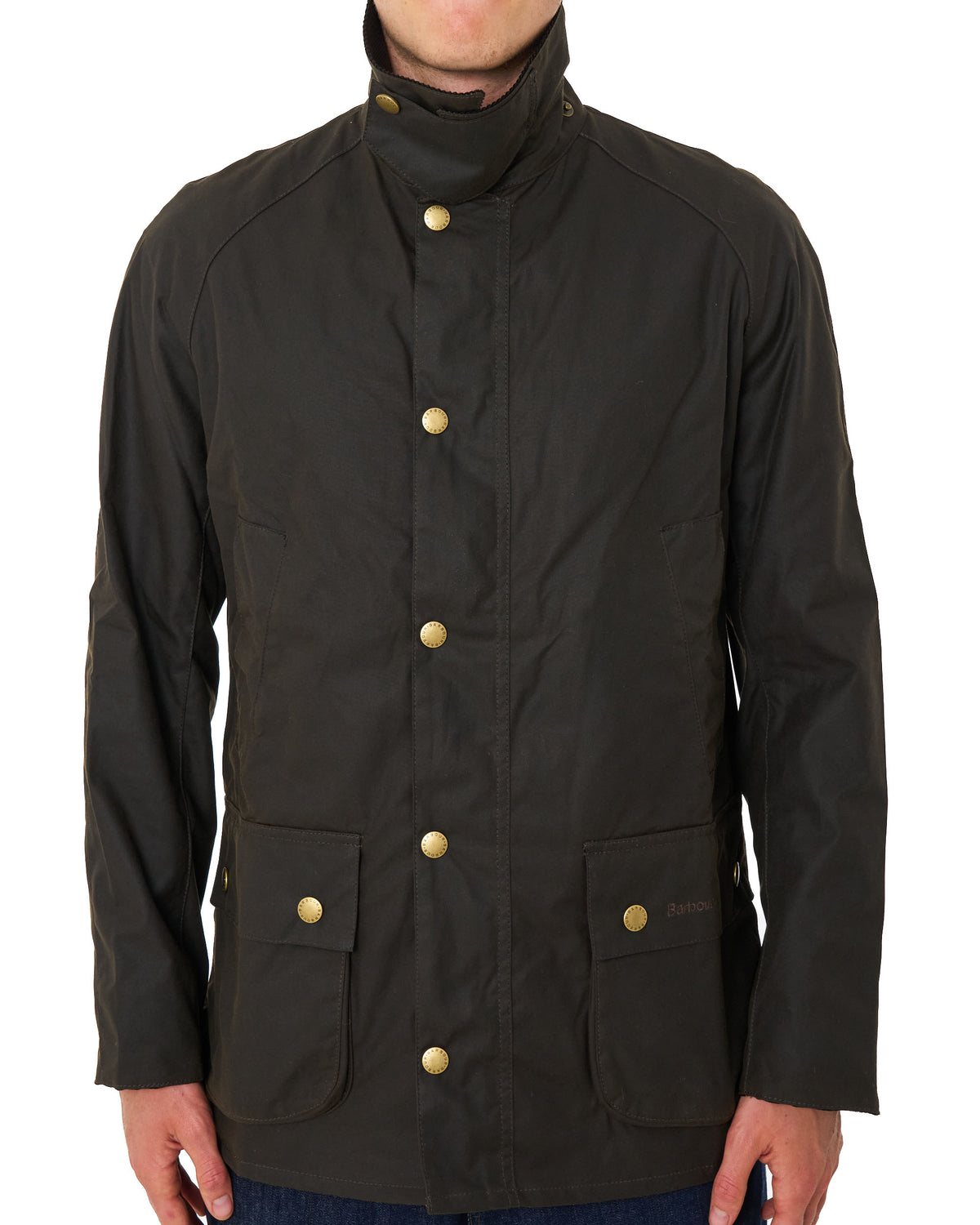 Barbour Ashby Wachsjacke Oliv