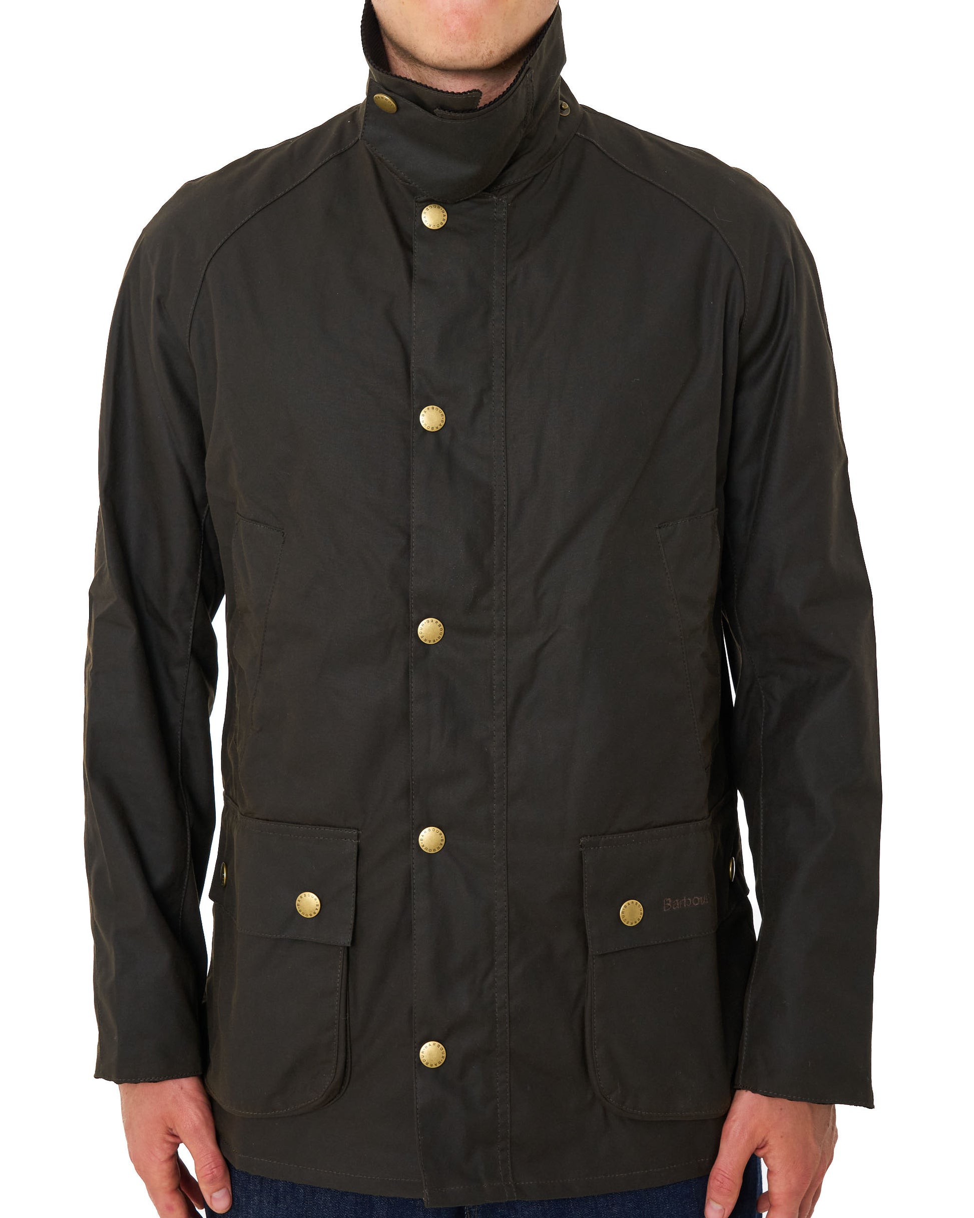 Barbour Ashby Wachsjacke Oliv