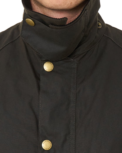 Barbour Ashby Wachsjacke Oliv