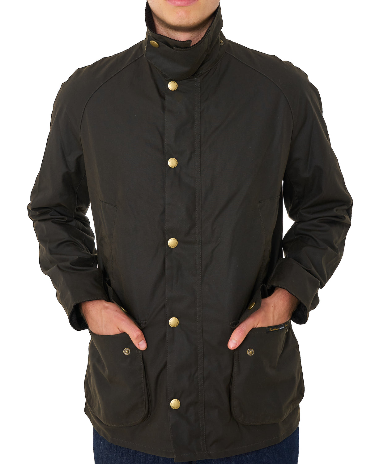 Barbour Ashby Wachsjacke Oliv