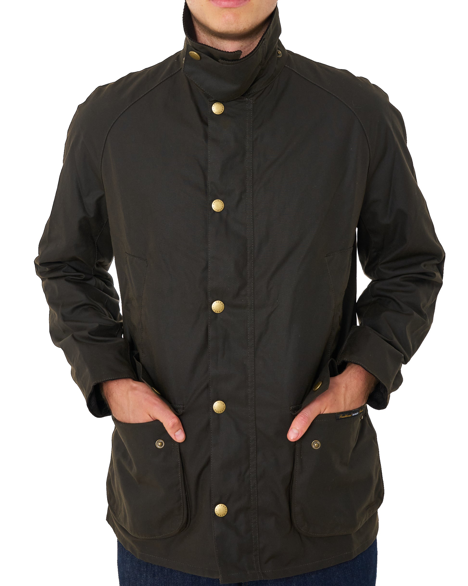Barbour Ashby Wachsjacke Oliv