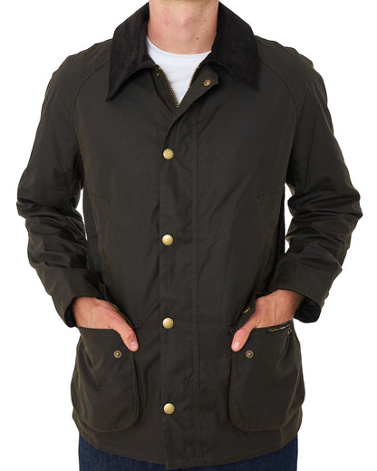 Barbour Ashby Wachsjacke Oliv