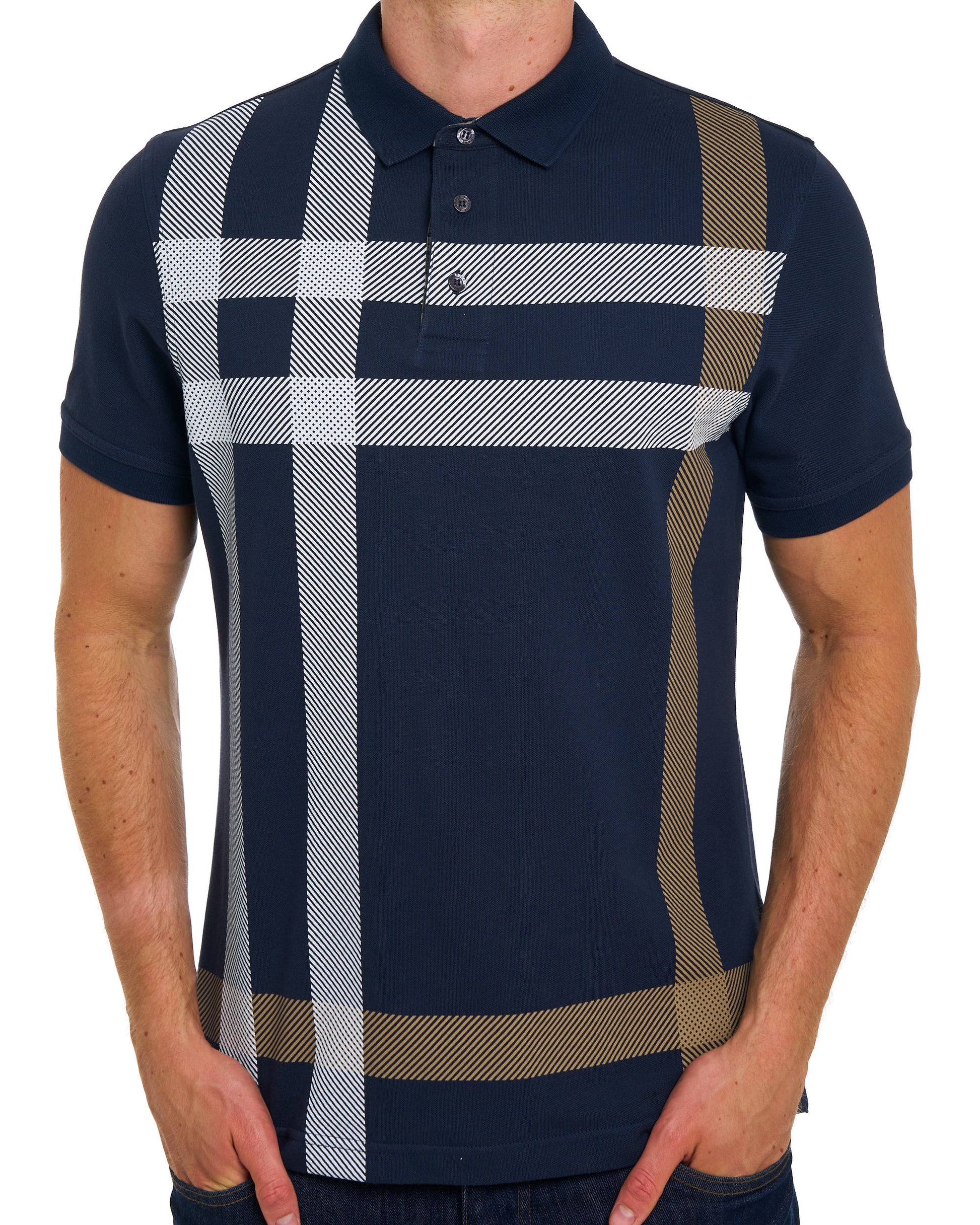 Barbour Blaine Polo Marineblau