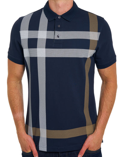 Barbour Blaine Polo Marineblau