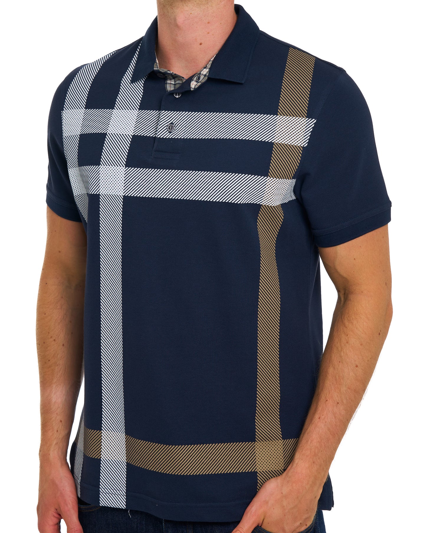 Barbour Blaine Polo Marineblau