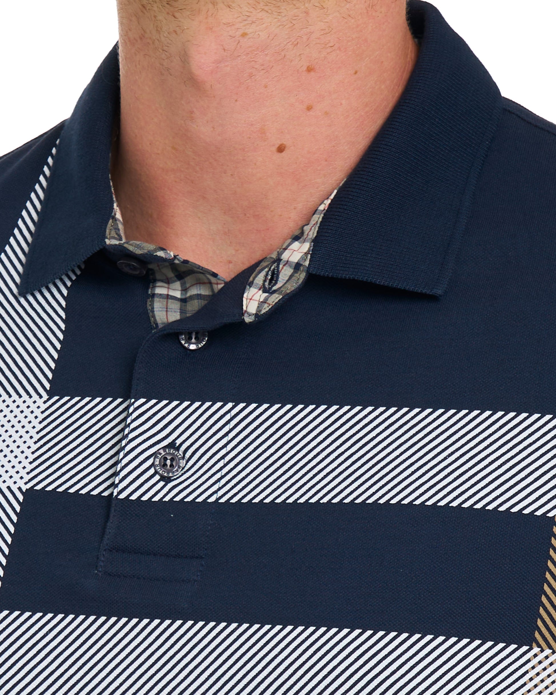 Barbour Blaine Polo Marineblau