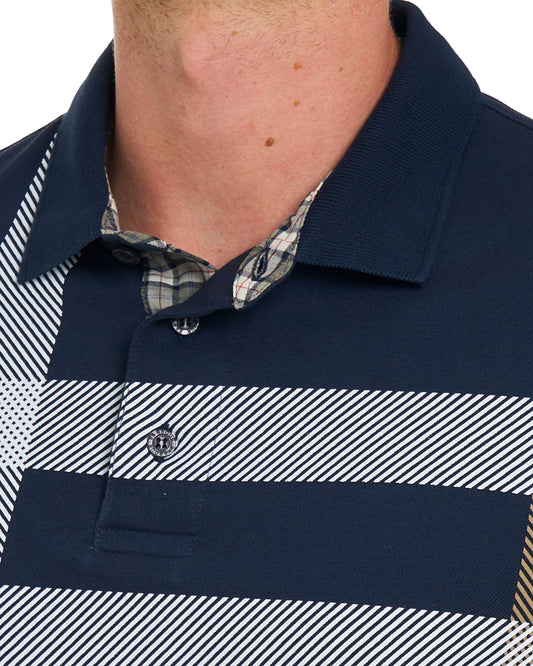 Barbour Barbour Blaine Polo Marineblau