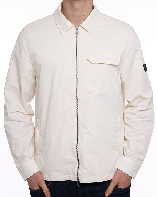 Barbour International Warren Overshirt Whisper White