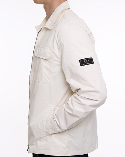 Barbour International Warren Overshirt Whisper White