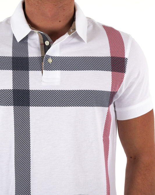 Barbour Barbour Blaine Polo Weiß