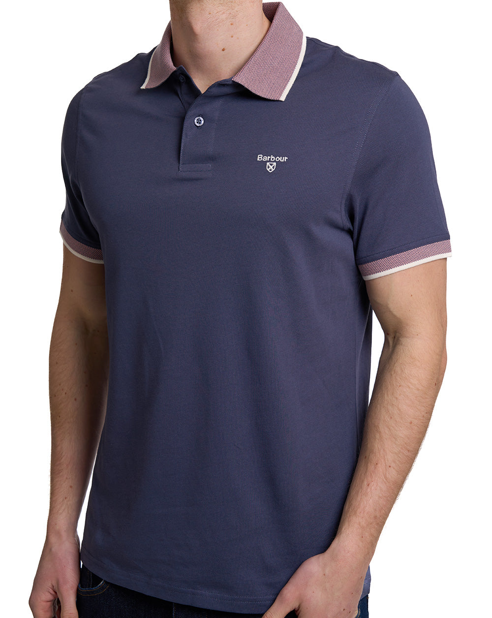 Barbour Cornsay Polo, gewaschenes Marineblau