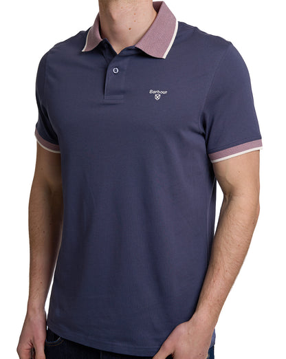 Barbour Cornsay Polo, gewaschenes Marineblau