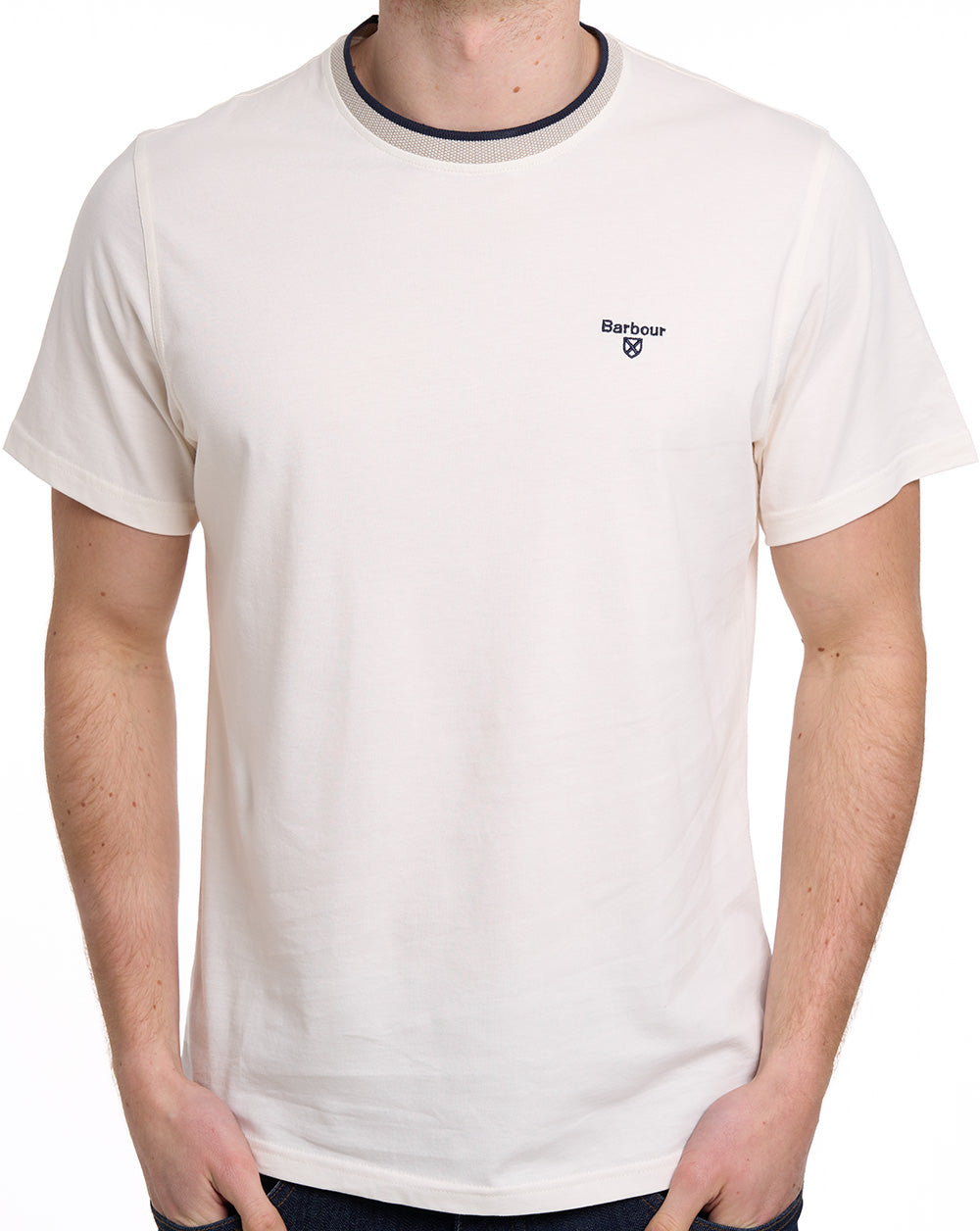 Barbour Cornsay Tailored T Shirt Whisper White