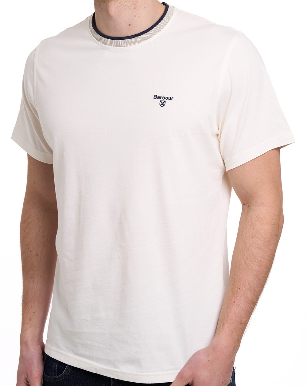 Barbour Cornsay Tailored T Shirt Whisper White