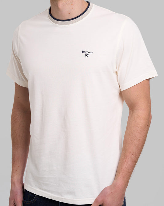 Barbour Barbour Cornsay Tailored T-Shirt, Flüsterweiß