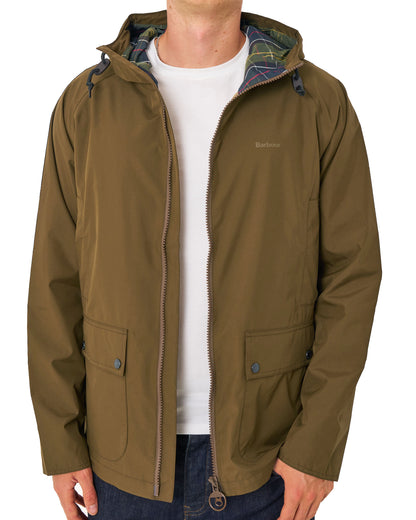 Barbour Domus Waterproof Jacket Dark Sand