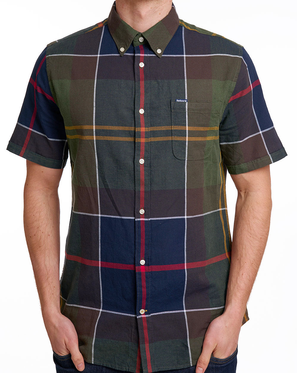 Barbour Douglas Kurzarmhemd, klassisches Tartan