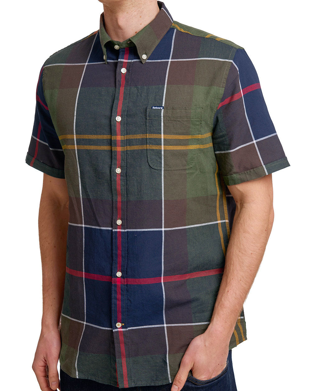 Barbour Douglas Kurzarmhemd, klassisches Tartan