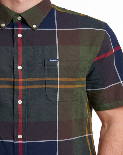 Barbour Douglas Kurzarmhemd, klassisches Tartan