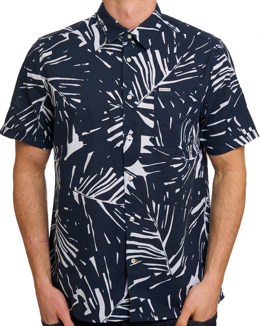 Barbour Barbour Edenwood Printed SS Shirt Navy