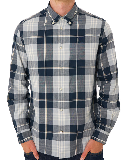 Barbour Barbour Edgar Checked Shirt Mineral Blue