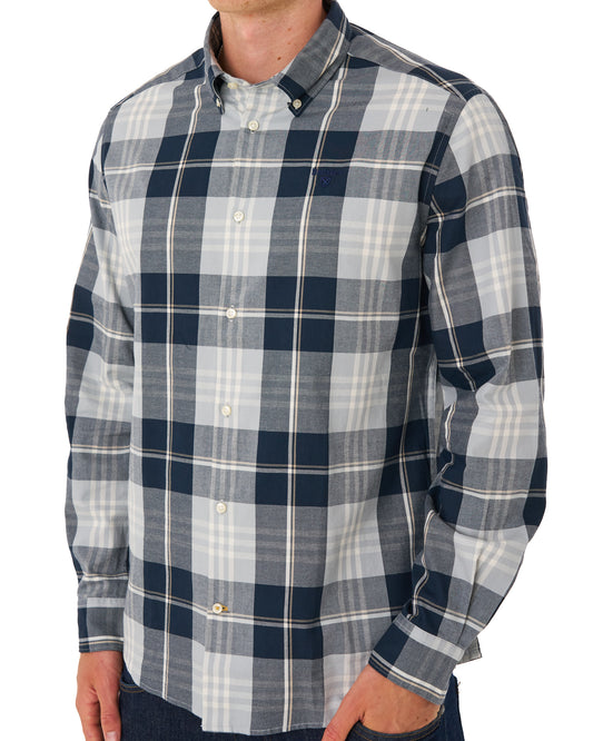 Barbour Barbour Edgar Checked Shirt Mineral Blue