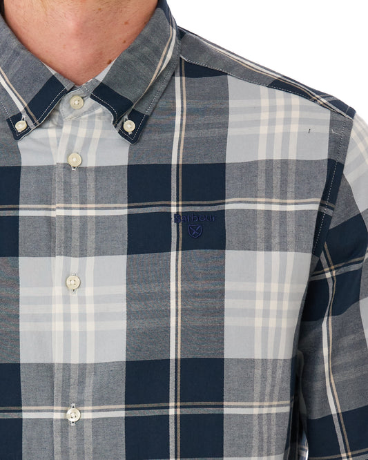 Barbour Barbour Edgar Checked Shirt Mineral Blue