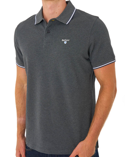 Barbour Fielding Polo Shirt Charcoal