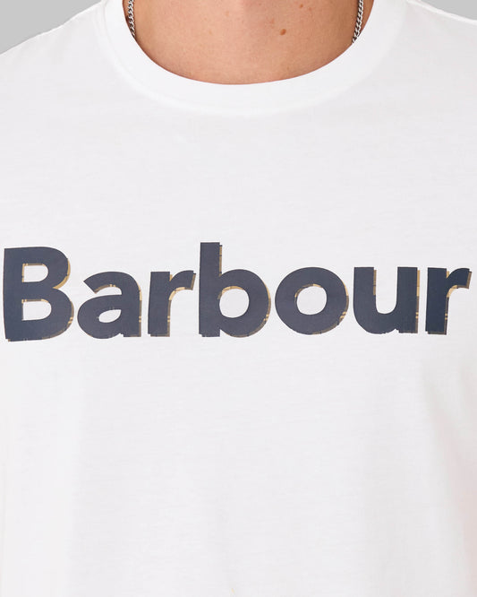 Barbour Barbour Halstow Logo T Shirt White