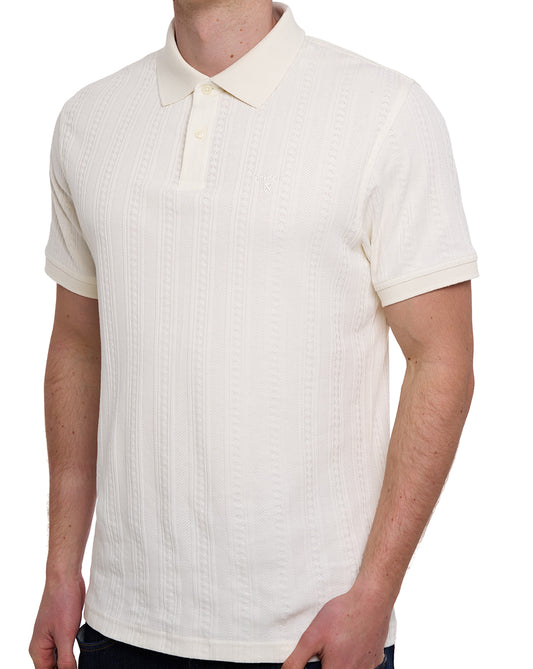 Barbour Barbour Harwell Tailored Polo Shirt Whisper White