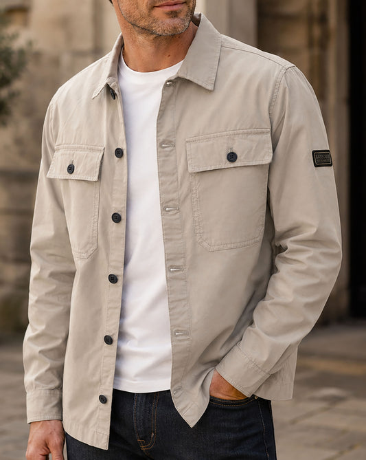 Barbour International Barbour International Arlo Overshirt Concrete