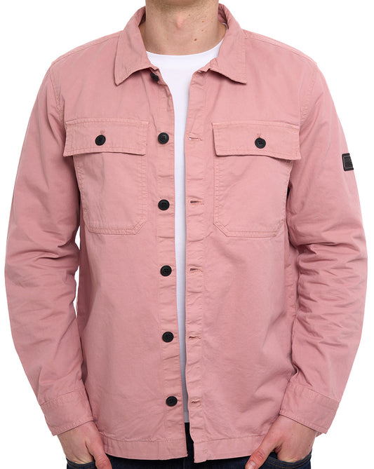 Barbour International Arlo Overshirt Dusky Pink