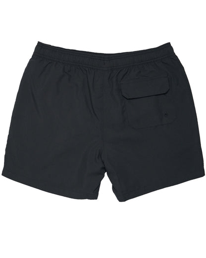 Barbour International Block Print Swim Shorts Black