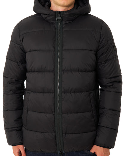 Barbour International Bobber Puffer Jacket Black