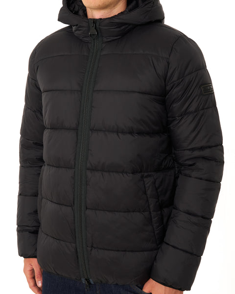 Barbour International Bobber Puffer Jacket Black