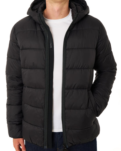 Barbour International Bobber Puffer Jacket Black