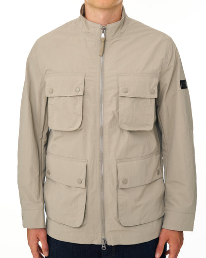 Barbour International Course Showerproof Jacket Concrete