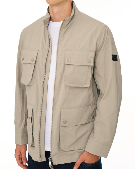 Barbour International Barbour International Course Showerproof Jacket Concrete