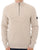 Barbour International Crawley Qtr Zip Knit Concrete