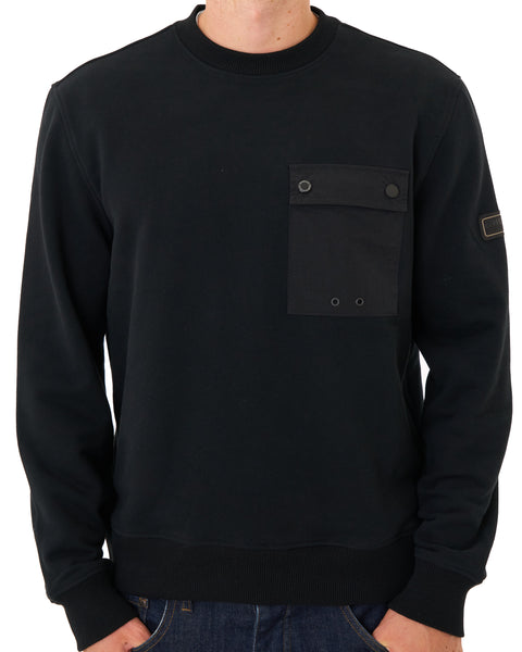 Barbour International Inline Crew Sweat Black