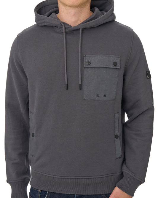 Barbour International Barbour International Inline Hooded Sweatshirt Asphalt