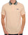 Barbour International Neville Tipped Polo Shirt Bleached Apricot