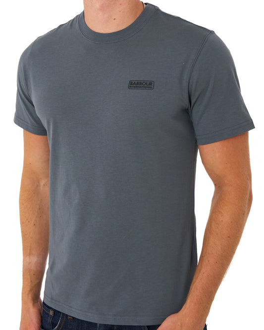 Barbour International Barbour International Small Logo T Shirt Washed Charcoal