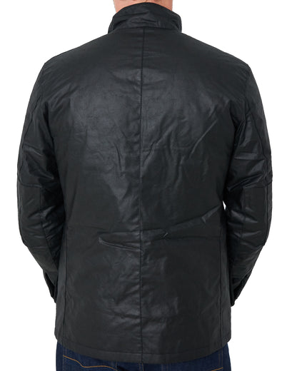 Barbour International Tourer Duke Wachsjacke Schwarz