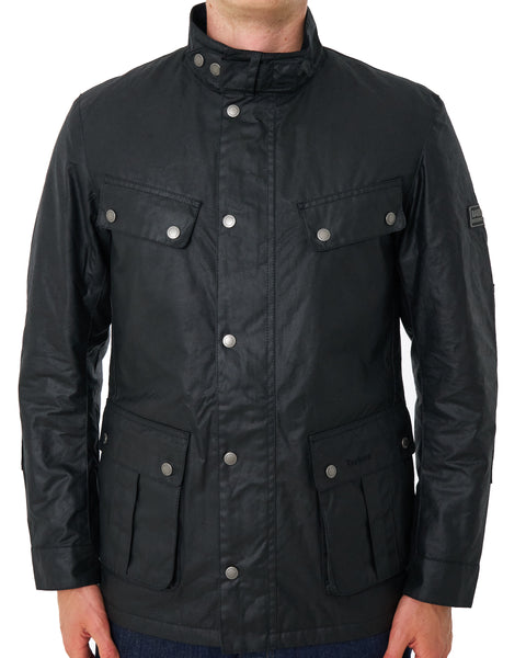 Barbour International Tourer Duke Wachsjacke Schwarz
