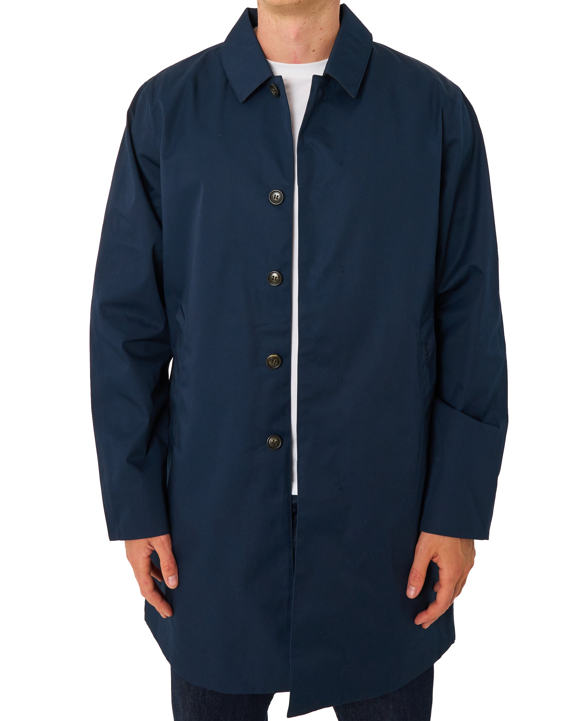 Barbour Lorden Waterproof Mac Navy