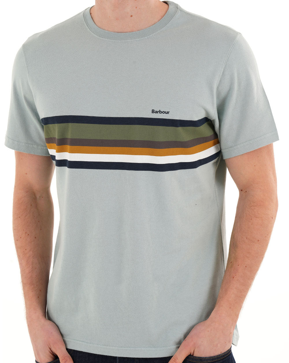Barbour Newsham T-Shirt Blau Schiefer